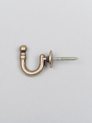 Laikiklis užuolaidai "MINI KABLYS" šv. send. aukso sp.    2vnt