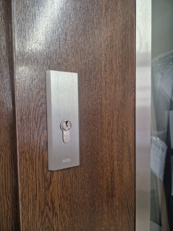 Durys 4 4 4 Durys namui su stiklu